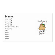 Nuts About My Soldier T-shirts and Gifts Business Card