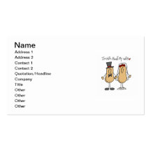 Nuts About My Wife T-shirts and Gifts Business Cards
