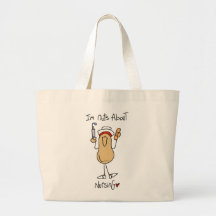 Nuts About Nursing T-shirts and Gifts Canvas Bag