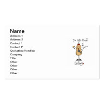 Nuts About Singing T-shirts and Gifts Business Card Templates