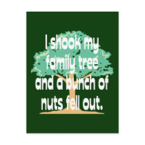 Nutty Family Postcard
