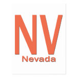 NV Nevada plain orange Postcards