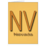 NV Nevada wood Cards