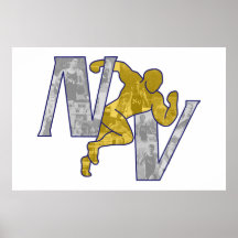 NV Track Collage Print