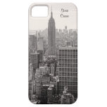 NY City Skyline Empire State Building, WTC BW