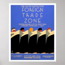 NY Foreign Trade Zone 1937 WPA