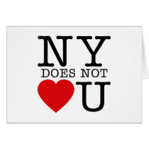 NY No Love cards