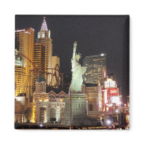 NY, NY - Vegas Fridge Magnets