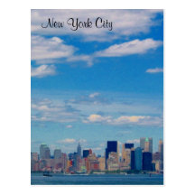 ny skyline post cards