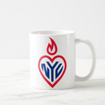 NYC 11oz White Mug - Gotham Heart