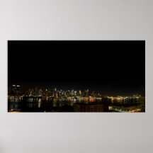 nyc at night_Panorama Poster