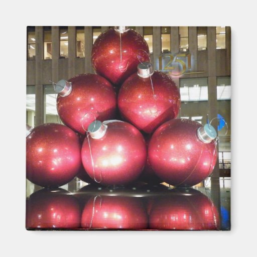 NYC Christmas Refrigerator Magnet