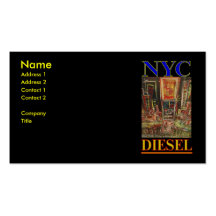 NYC DIESEL BUSINESS CARD TEMPLATES