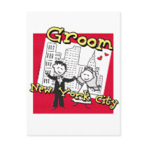 NYC Groom Postcard