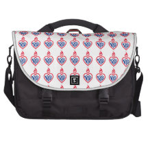 NYC Laptop Bag -Tiled Gotham Heart