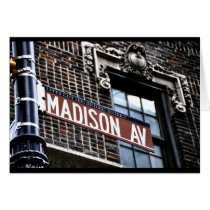 NYC Madison Ave Greeting Cards