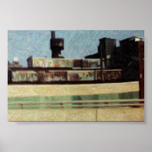 NYC Rail Yard Print
