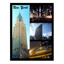 nyc scenes post card