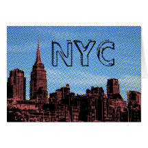 nyc sketch card