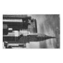 NYC Skyline: Chrysler Building, Met Life BW Rectangular Stickers