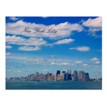 nyc skyline postcards