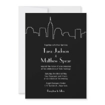 NYC Skyline Wedding Invitation
