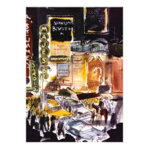 NYC Theatre District Themed Invitations ~ Sweet 16
