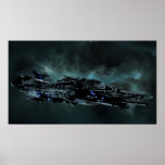 Nydenion Battleship Tucana at Sytaris Plakate