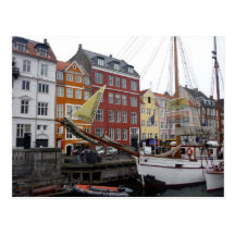 nyhavn boat post cards