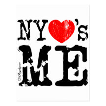 NYheartsME 2 Postcards