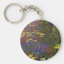 Nymphéas (Water Lily) By Claude Monet Key Chain