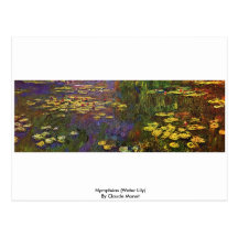 Nymphéas (Water Lily) By Claude Monet Postcards