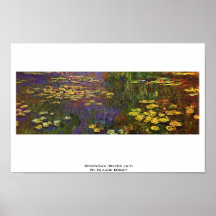 Nymphéas (Water Lily) By Claude Monet Posters