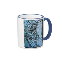 nyse sketch 2 coffee mugs