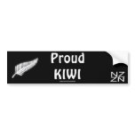 NZ Silver Fern National Emblem Patriotic Gift bumper stickers