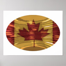 O CANADA -  Artistic Maple Leaf Posters