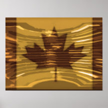 O CANADA -  Artistic Maple Leaf Posters