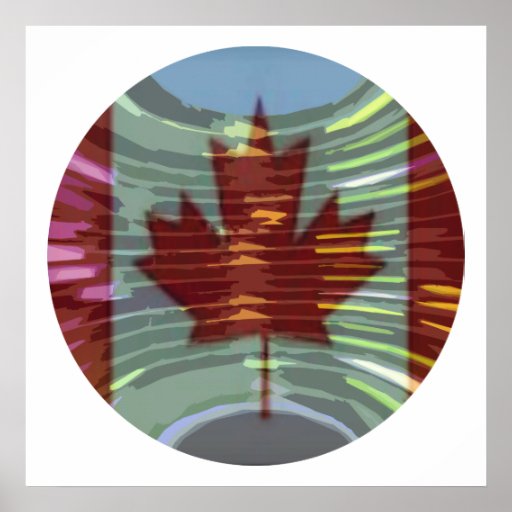 O CANADA -  Artistic Maple Leaf Posters