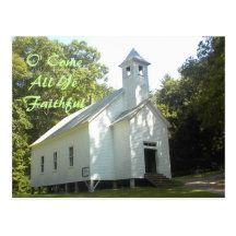 O' Come All Ye Faithful Postcard