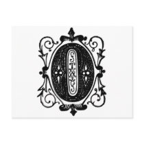 O Decorative Letter Post Cards