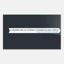 O Evangelho Ama a Cruz Adesivos