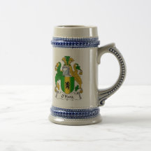 O Hara Coat of Arms Stein - Family Crest Coffee Mug