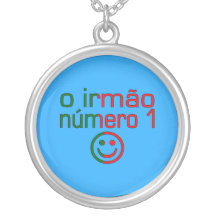 O Irmão Número 1 - Number 1 Brother in Portuguese Necklace