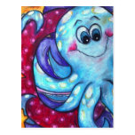 O is for Octopus Postcard