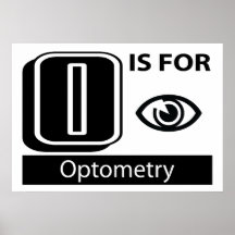 O Is For Optometry Poster