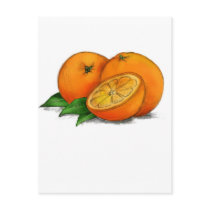 O is for Oranges Post Cards