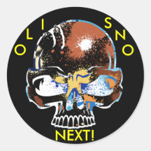 O L I S N O APRÈS ! AUTOCOLLANT ROND