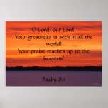 O Lord, our Lord, Your greatness is... Posters