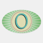 O MONOGRAM LETTER STICKER