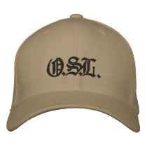 O.S.L. EMBROIDERED BASEBALL CAPS